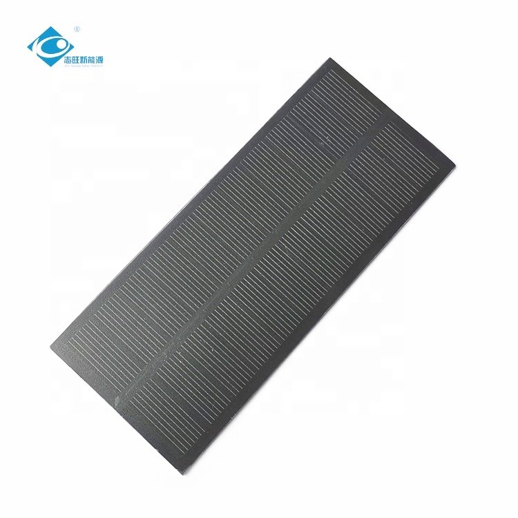 ZW-14060P Semi-filexable Solar Panels 5.5V PET Solar Photovoltaic Panel 1.4W Customized Mini Solar Panels Charger