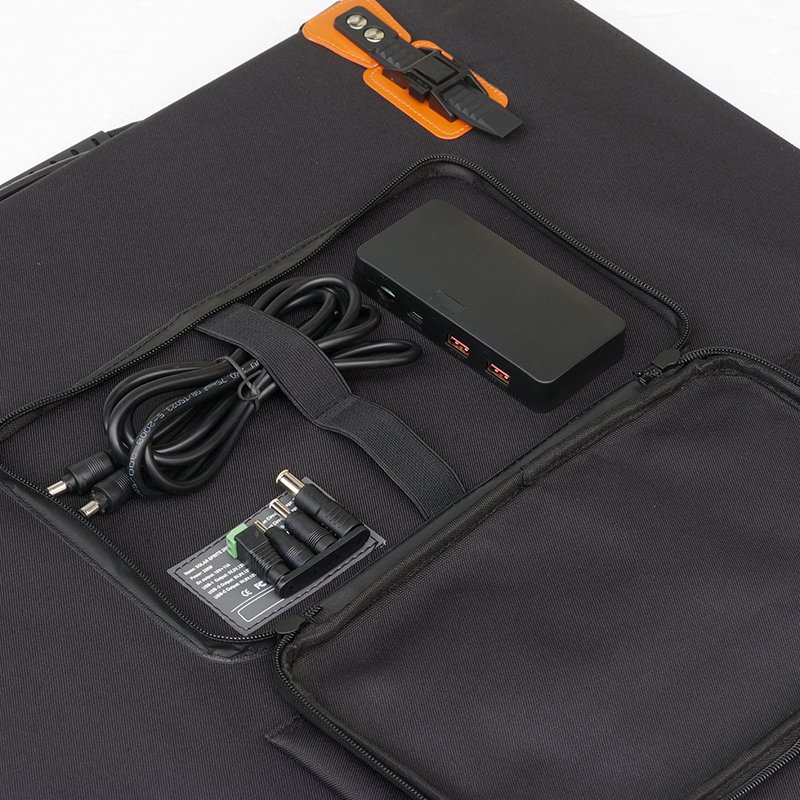 Folding solar panel 100W 200W portable solar panel Charge Solar power Bank Folding solar Panel using for camping