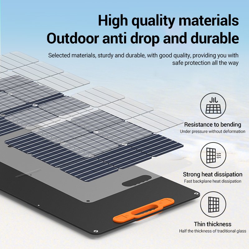 2024 hot sale waterproof 100w solar panel portable collapsible solar panel