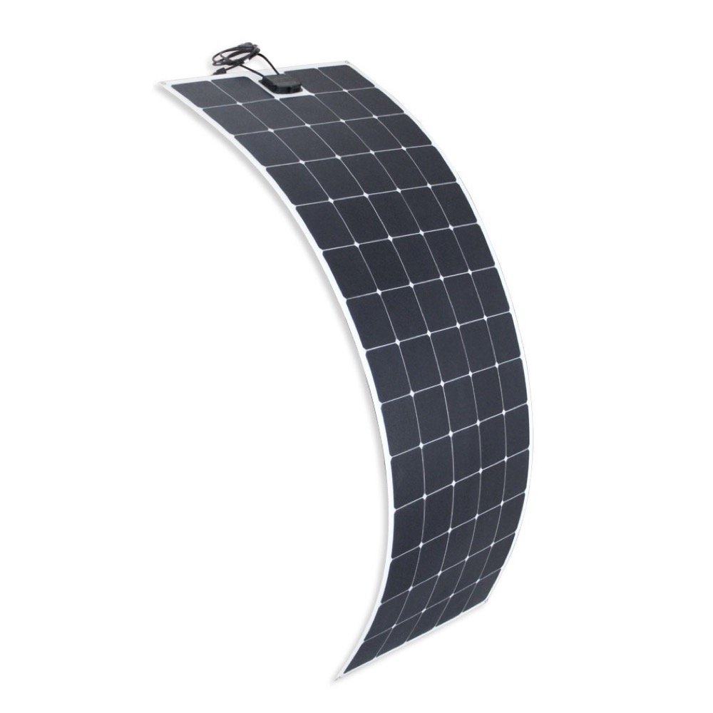 Hot sale 175W sunpower semi flexible solar panel, battery solar panel charger