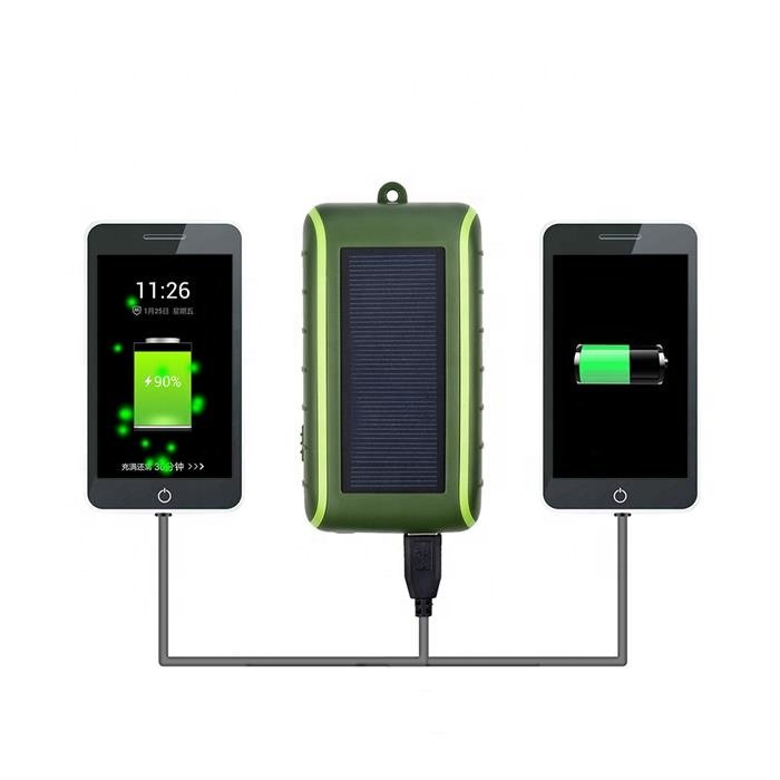 Electronics Phone Accessories New Dynamo Phone Charger Hand Crank Generator Solar Power Bank for Mobile Phone