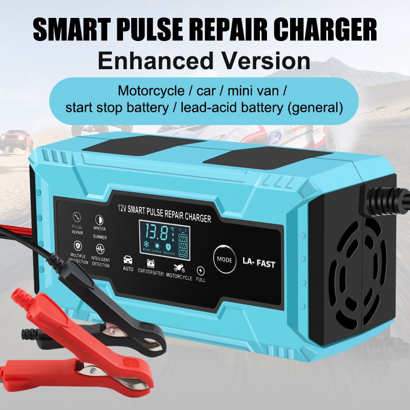 Universal Fast Charging 12V 6A 7A 8A 10A 110V 120V 220V 240V 260V Lead Acid Battery Charger