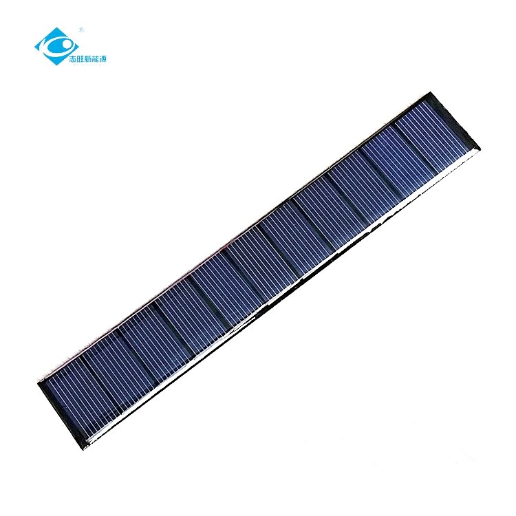 ZW-17028 Lightweight Silicon Solar Panel Module 0.6W Epoxy Resin Solar Panel 5.5V Mini Solar Panels Power Charger