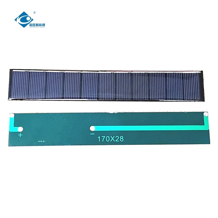 ZW-17028 Lightweight Silicon Solar Panel Module 0.6W Epoxy Resin Solar Panel 5.5V Mini Solar Panels Power Charger