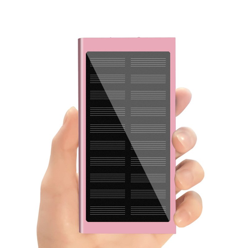 4000/6000/8000Mah power bank Multi Function solar mobile charger with led lamp