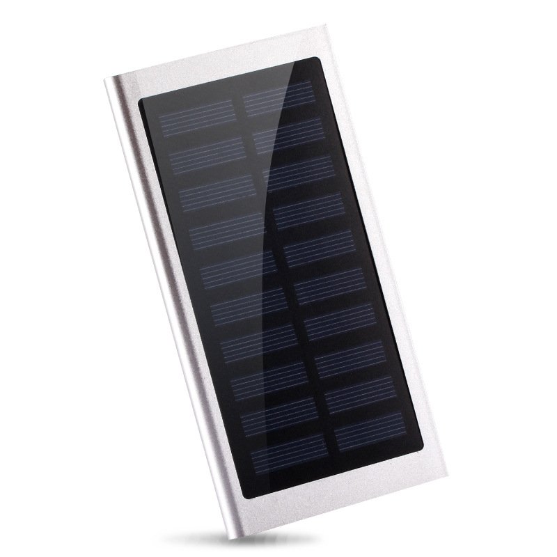 4000/6000/8000Mah power bank Multi Function solar mobile charger with led lamp