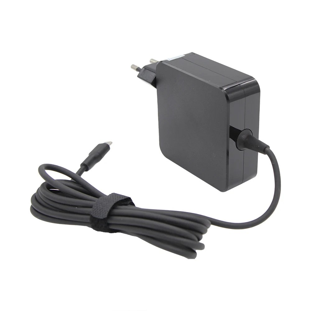 65W Connectors USB C Type C Square Laptop Charger ac Power Adapter For MacBook ASUS ZenBook Lenovo Dell Xiaomi Air HP Sony Power