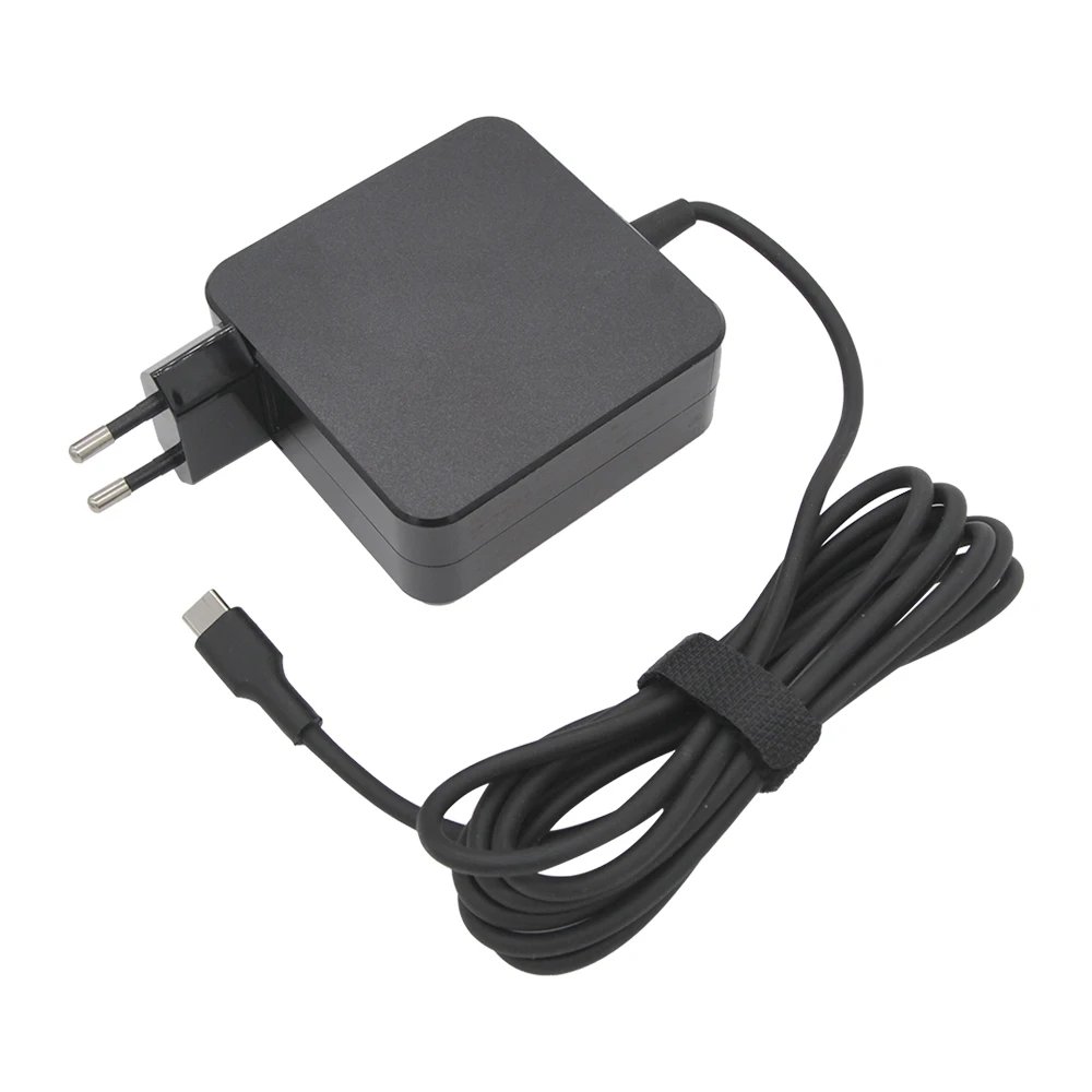65W Connectors USB C Type C Square Laptop Charger ac Power Adapter For MacBook ASUS ZenBook Lenovo Dell Xiaomi Air HP Sony Power