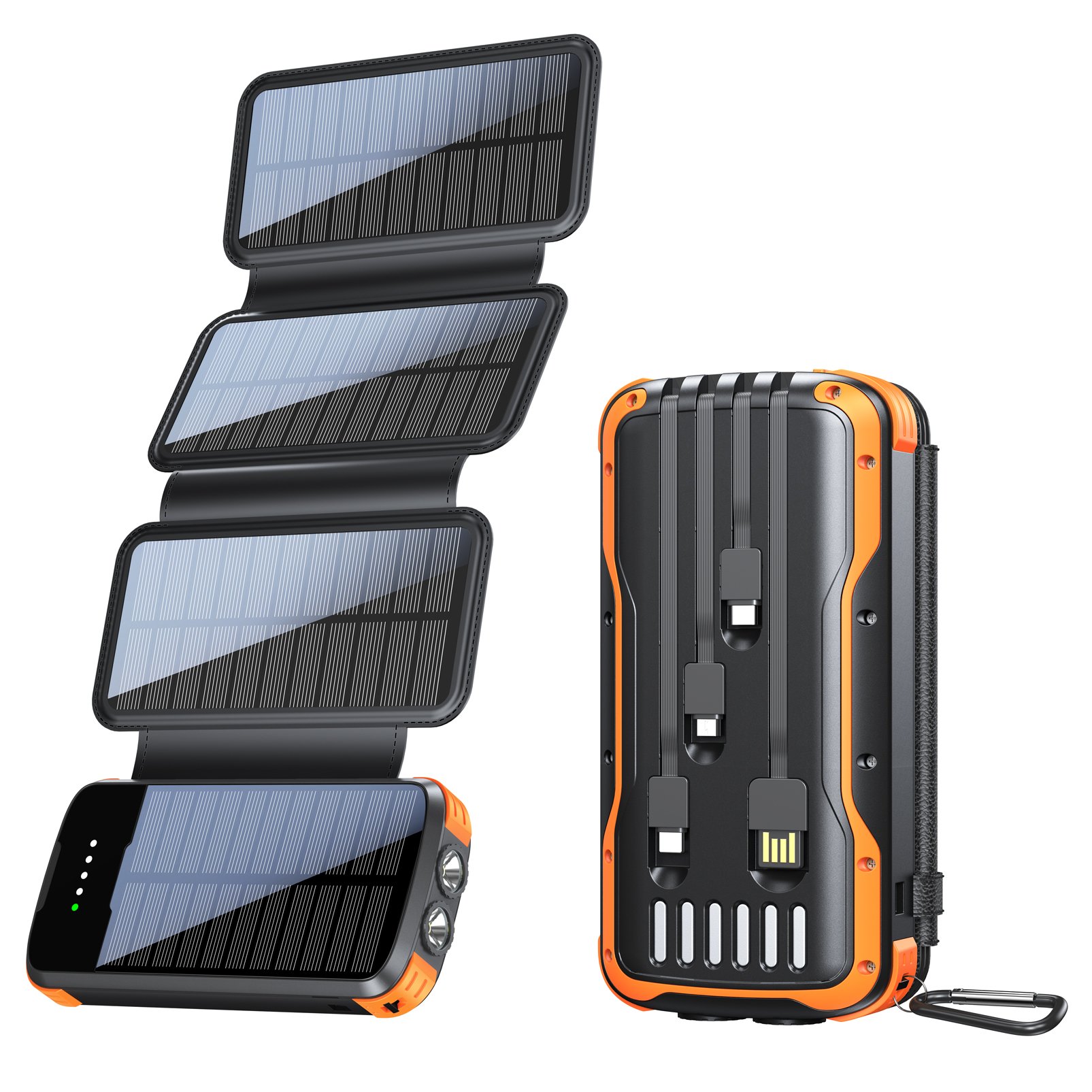 Power Bank For Universal Smart Phone 2024 New Products Fast Charging Portable Large Capacity 16000mAh Solar Power Bank 20000mAh