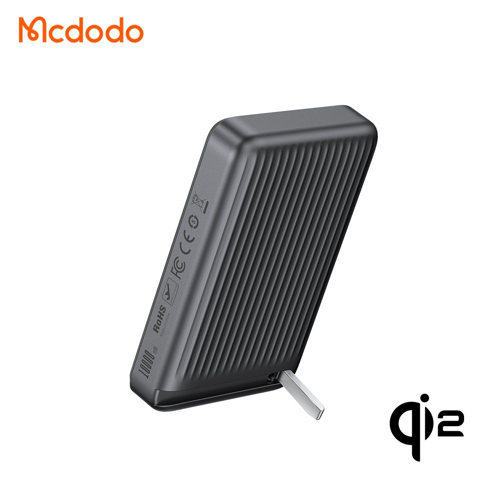 Mcdodo 781 MagQ Portable Charger 10000mAh 15W Qi2 Wireless Charging 30W PD Fast Charging Smart LED USB-C Magnetic Power Bank Qi2