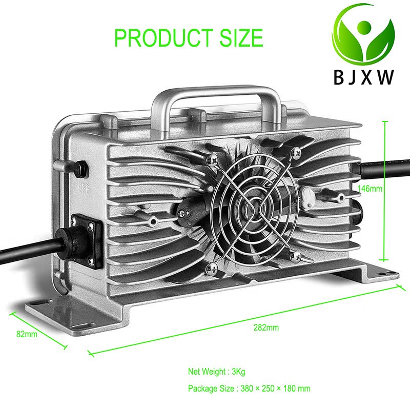 New waterproof 48v 60V 70V 20A 25A 30A golf club car charger lithium lifeop4 lead acid battery chargers solar system chargers
