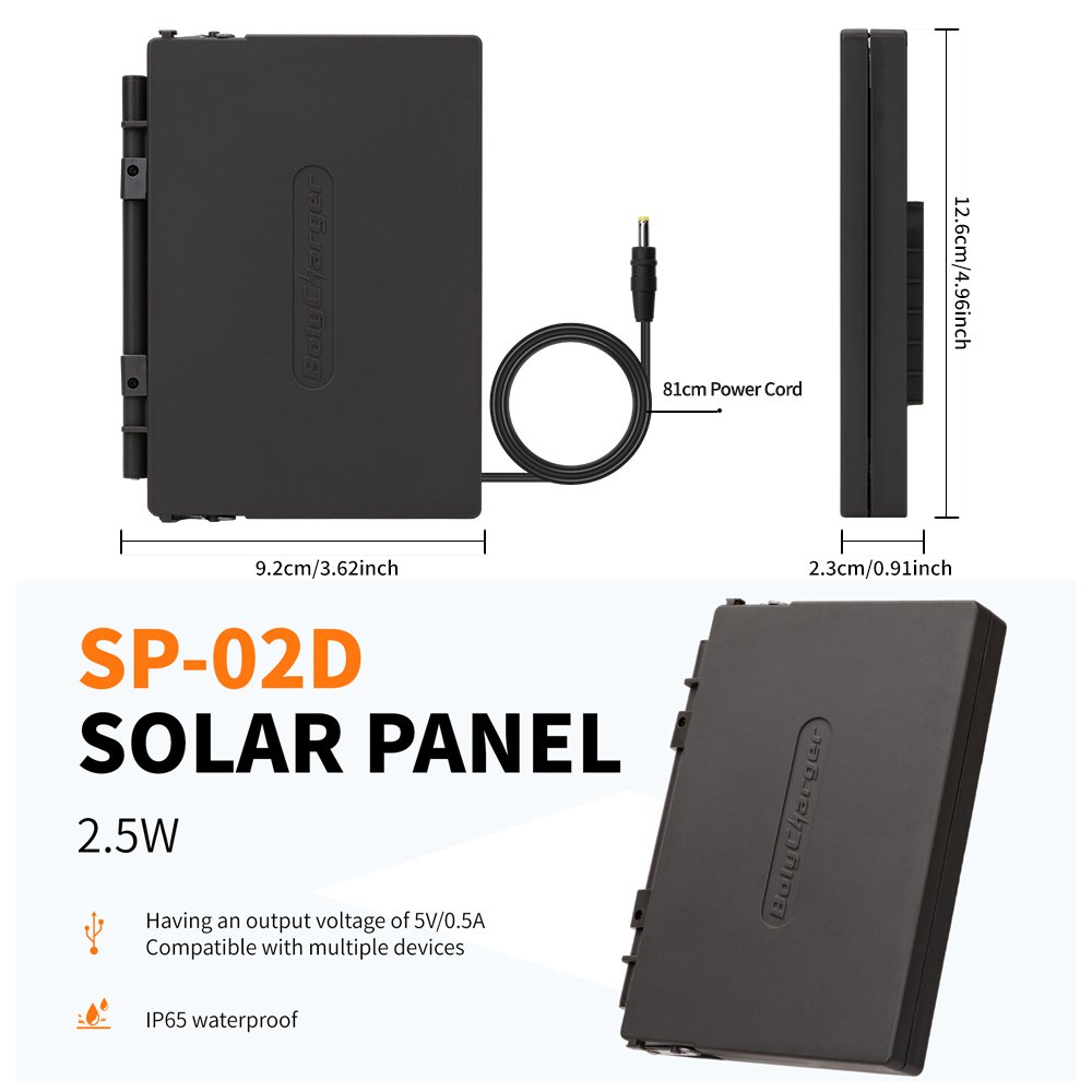 2.5w 5v Mini Folding Portable Solar Panel Charger With Dc Micro Usb Charging Prot For Tablet Mobile Phone