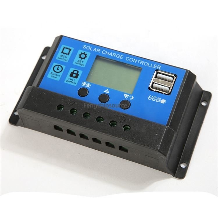 12V/24V 10A 20A 30A solar controller photovoltaic charger street lamp controller
