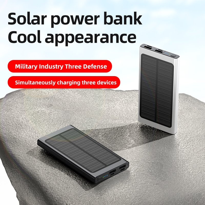 High-Efficient 10000mAh Solar Power Bank Charger 20000mAh Solar Charger Mobile Phones/Tablet PCs/Other Electronics High Solar