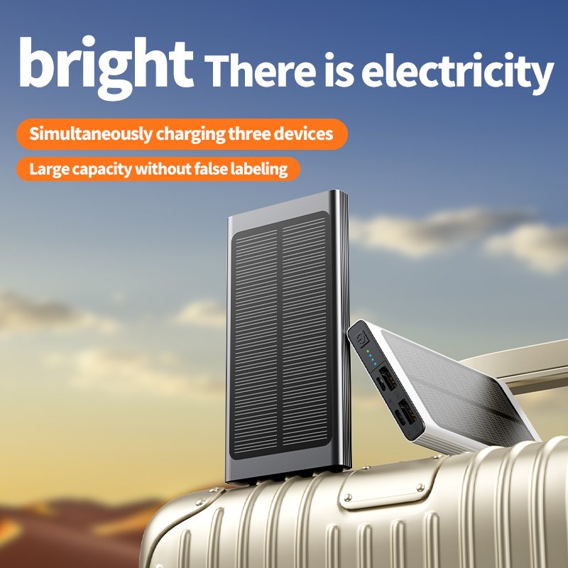 High-Efficient 10000mAh Solar Power Bank Charger 20000mAh Solar Charger Mobile Phones/Tablet PCs/Other Electronics High Solar