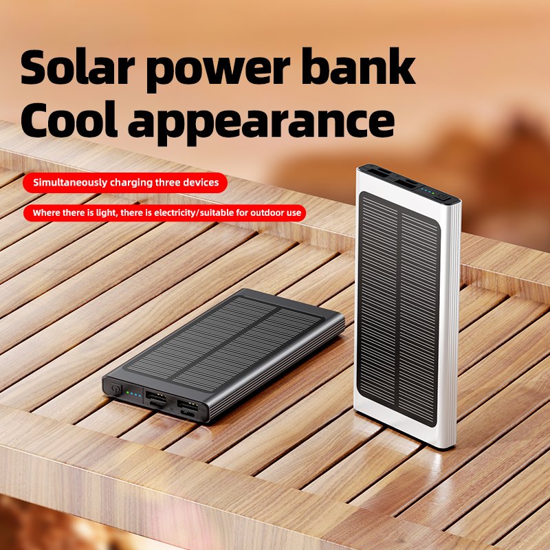 High-Efficient 10000mAh Solar Power Bank Charger 20000mAh Solar Charger Mobile Phones/Tablet PCs/Other Electronics High Solar