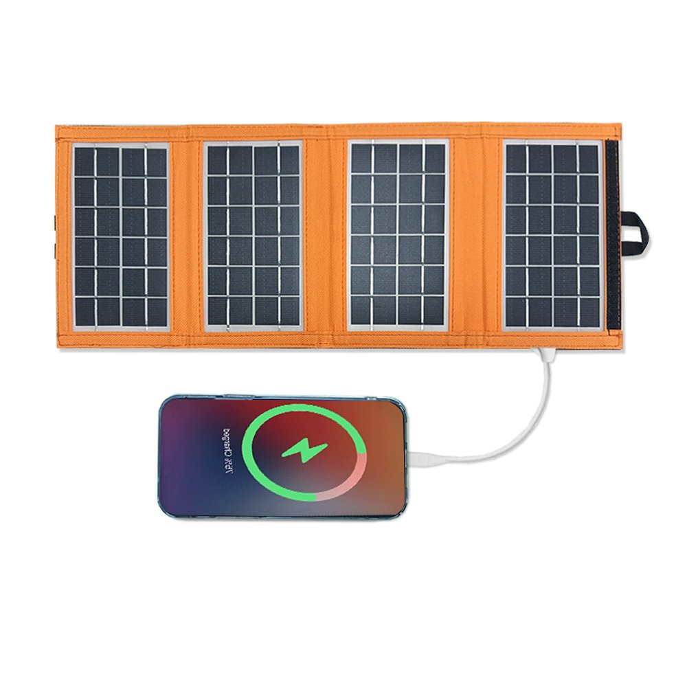 Best price mono 6W Foldable Solar Panel Portable Phone Charger Emergency Power for Outdoor Camping Hiking
