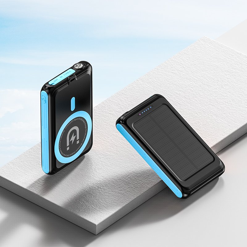 Best Seller Products Solar Panels Power Bank 5000mah Portable Wireless Magnetic Charger Cheap Solar Powerbanks 5000mah