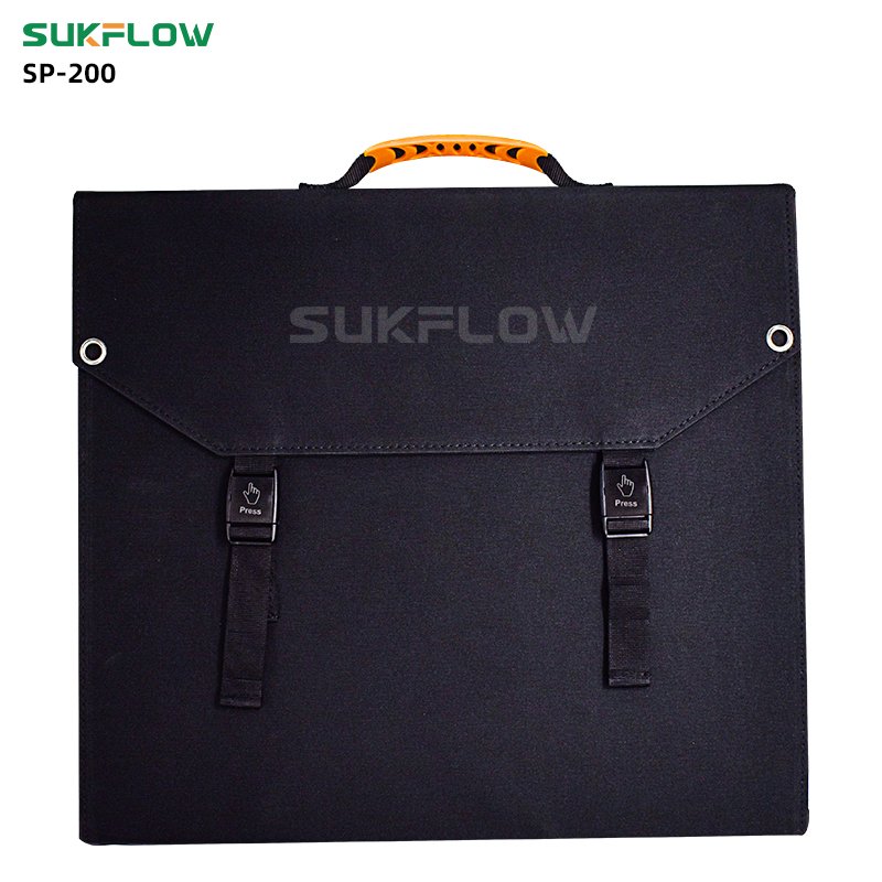200W SUKFLOW Waterproof Portable Solar Panel Kit For Phone Tablet Power bank Camera Outdoor Camping Travel
