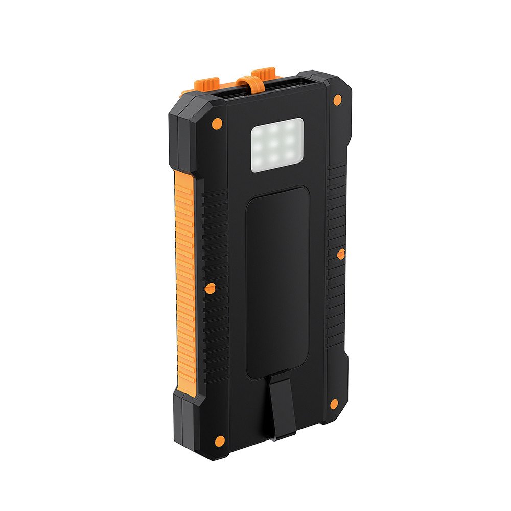 Outdoor emergency Waterproof 6000 mAh Solar Panels Portable Solar Charger Power bank Flashlight SOS mode