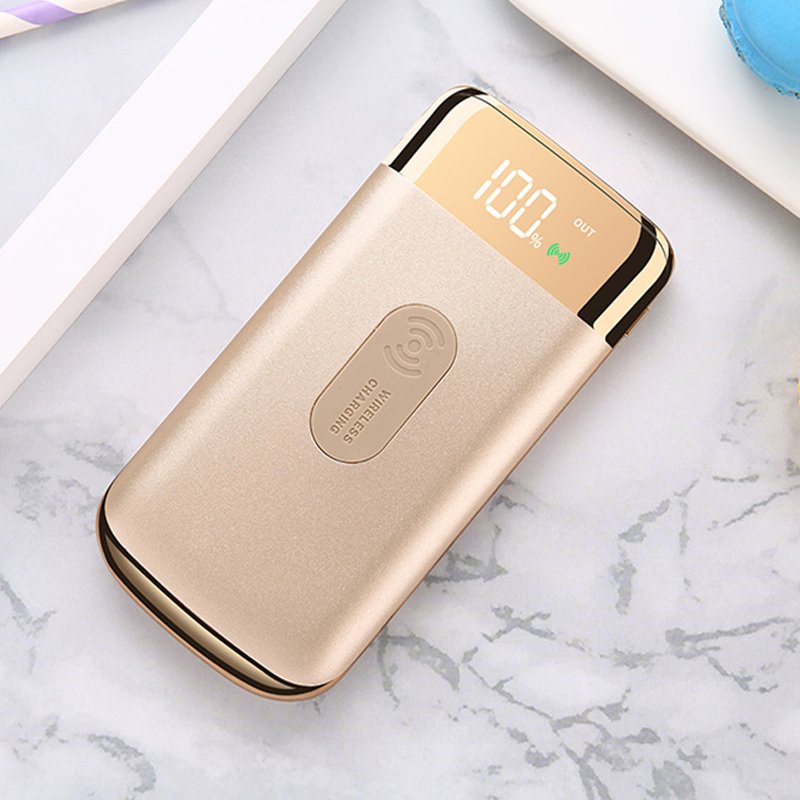 New Product Quality Assurance Portable Wireless Charger Travel Powerbank Dual Output Power Bank 20000mAh