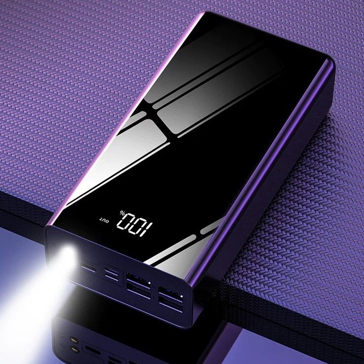 Trending Hot Selling High Capacity 50000mAh type c out put New Products Portable with Digital LED Light Power Bank