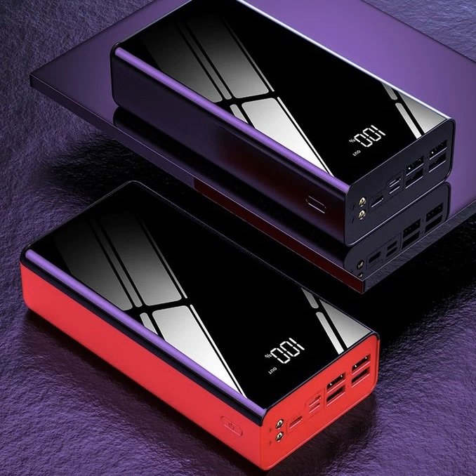 Trending Hot Selling High Capacity 50000mAh type c out put New Products Portable with Digital LED Light Power Bank