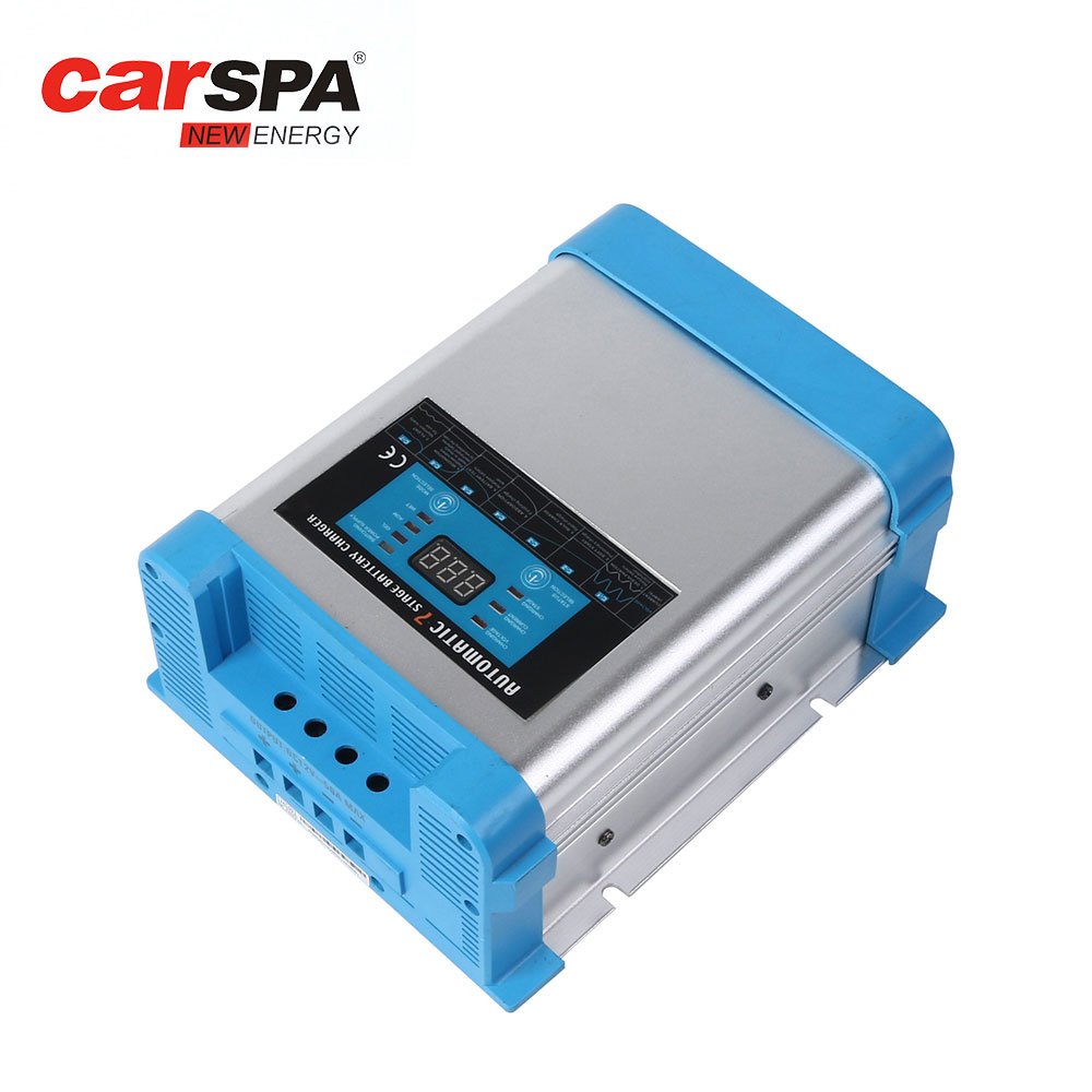 7 stage 12V 40Amp smart generator battery power charger