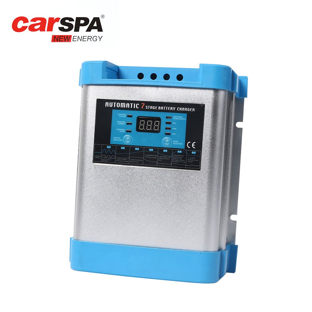 7 stage 12V 40Amp smart generator battery power charger