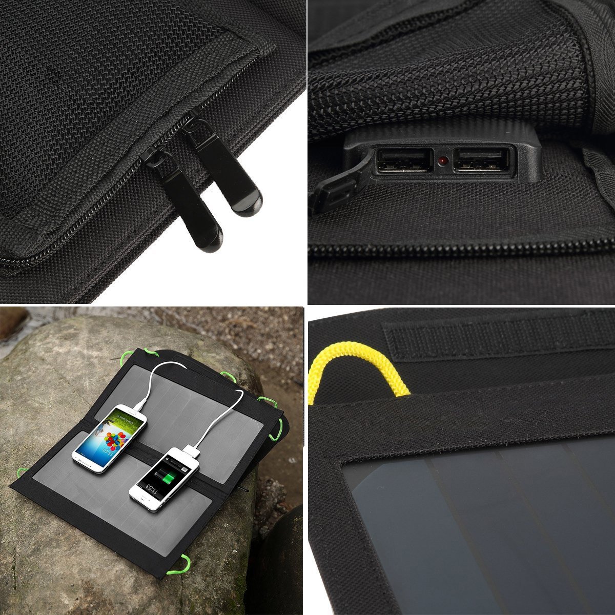 Glory Solar Mobility Scooter Solar Battery Charger Solar Keychain Charger USB Solar Panel Charger for Phone Laptop Power bank
