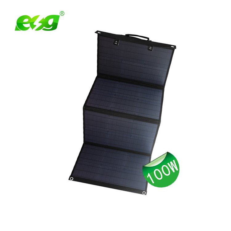 ESG High Quality Durable Foldable Solar Panel Charger 120W 150W 240w Charge Controller Mono Folding Solar Panel