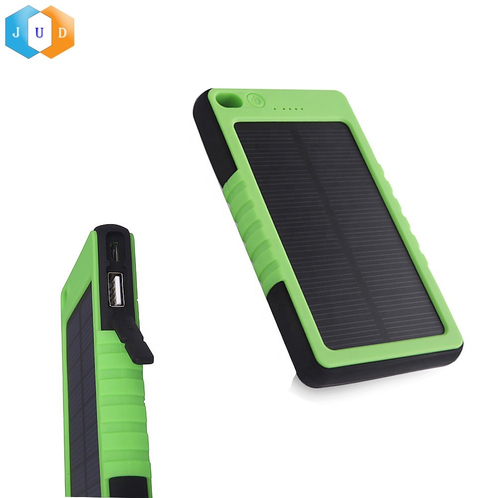 Custom 2023 Outdoor OEM Logo Solar Power Bank Mobile Phone Battery Charger, Hot 4000mAh 6000mAh Solar Panel Power Charger