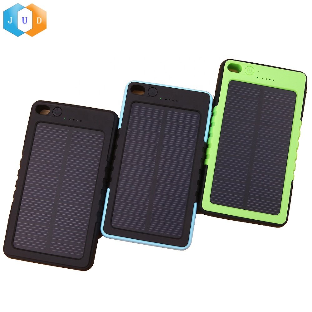 Custom 2023 Outdoor OEM Logo Solar Power Bank Mobile Phone Battery Charger, Hot 4000mAh 6000mAh Solar Panel Power Charger