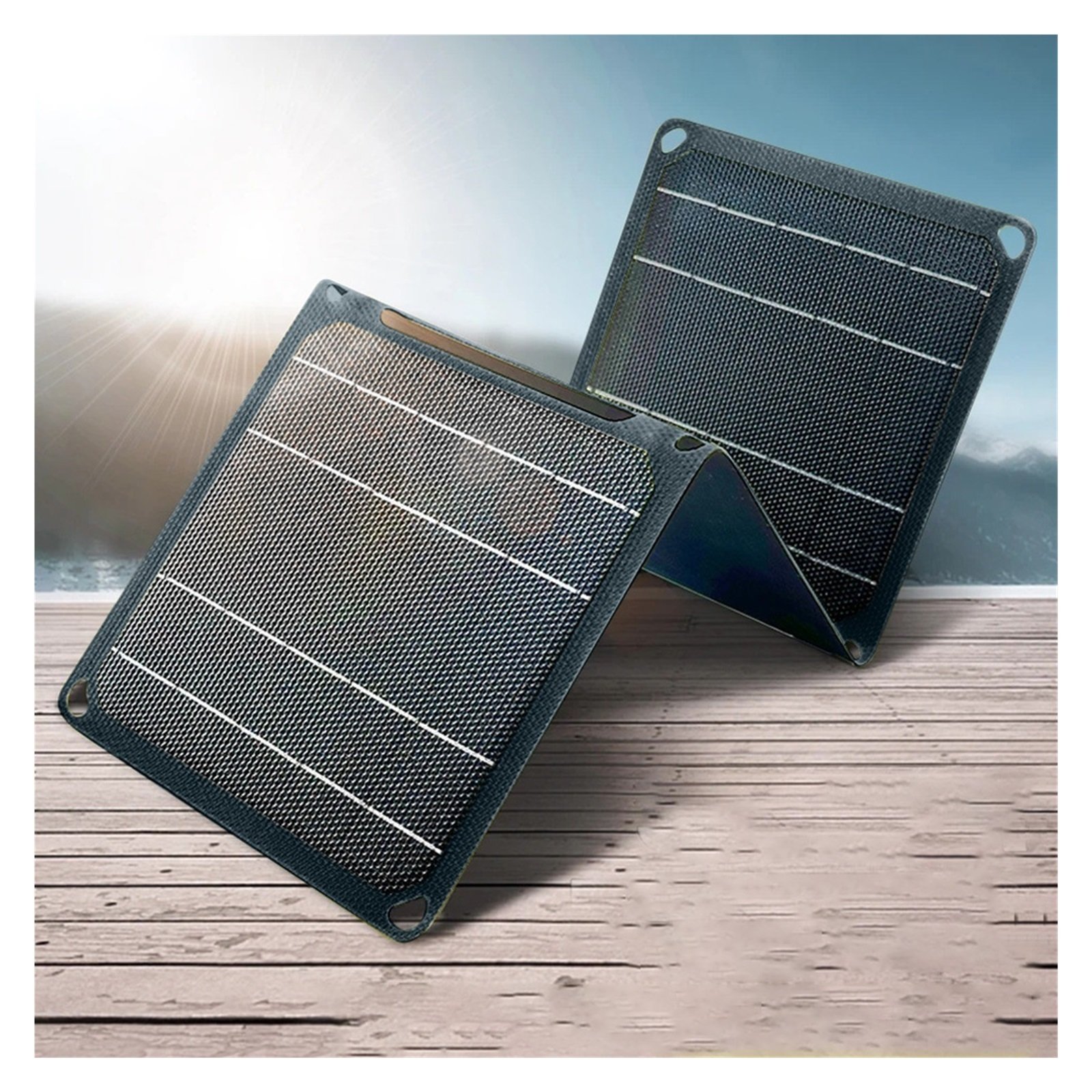Senhuo Portable Solar 30W/40W 5V Panel Charger Foldable Low Power Emergency ETFE Panel For USB AC Power