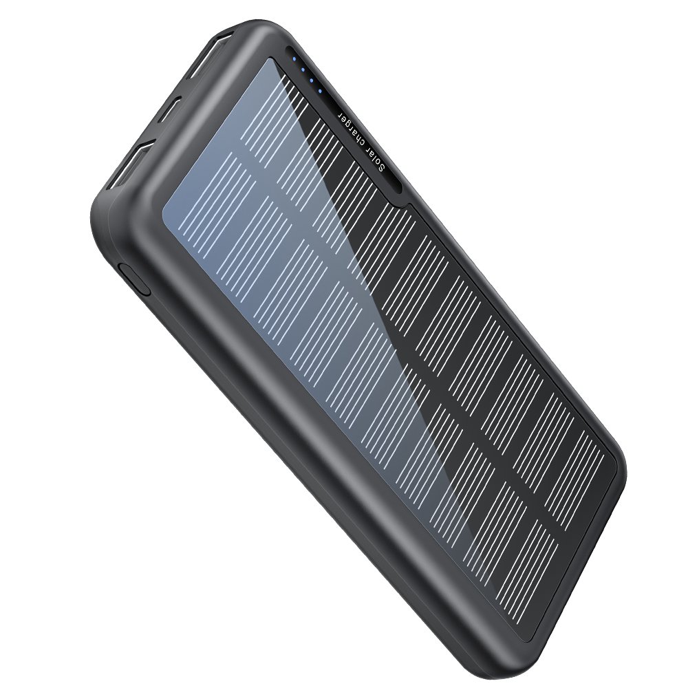 Portable Charger External Battery Factory Wholesale 2024 New Products OEM Logo Slim Large Capacity 10000mAh Solar Power Bank