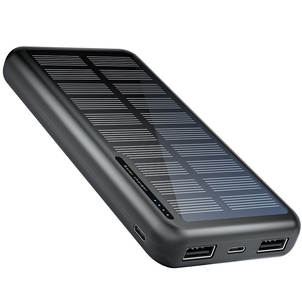 Portable Charger External Battery Factory Wholesale 2024 New Products OEM Logo Slim Large Capacity 10000mAh Solar Power Bank