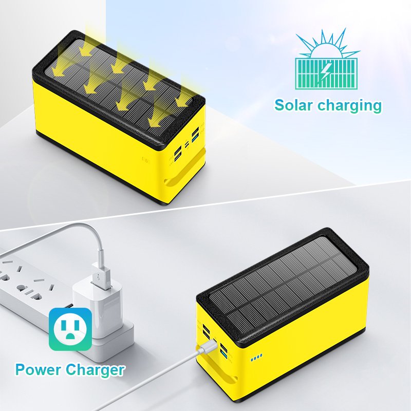 Oraimo High Capacity 22.5w 100000mah Charger Portable Powerbank Station 90000mah Panel Solar Power Banks With Wireless Charging