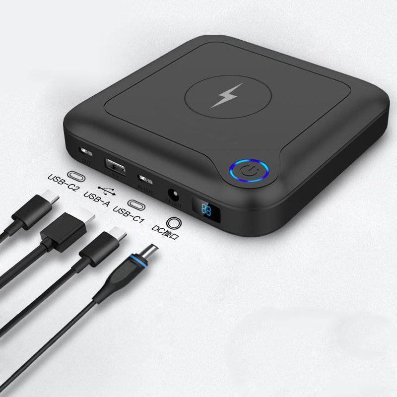 External Battery PC Power Banks For Macbook Air Tablet/Smartphone 24000mAh 12V Laptop Power Charger Available Airplane taking