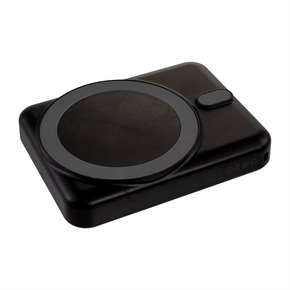 2024 New Top Ranking Products Black Magnetic Wireless Power Bank 5000Mah Portable Charger Power Banks Station Custom Logo
