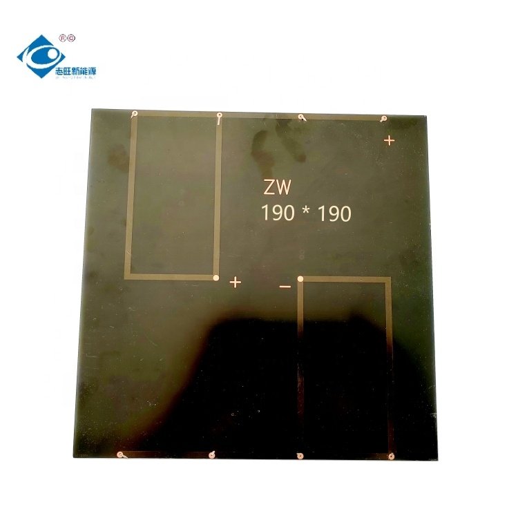 All Black 5.5W ETFE Modern Flexibility Solar Panels ZW-190190-MP PET Photovoltaic Solar Panel 5V Mini Solar Panel Charger