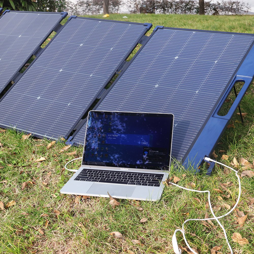 280W Lightweight Waterproof Solar blanket Charger Portable Foldable Solar Panel for Outdoor Camping