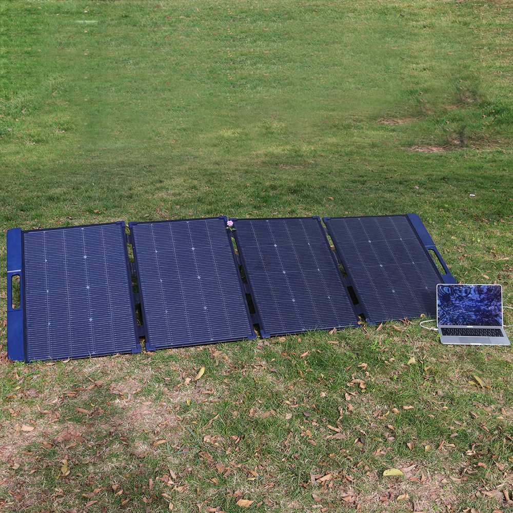 280W Lightweight Waterproof Solar blanket Charger Portable Foldable Solar Panel for Outdoor Camping
