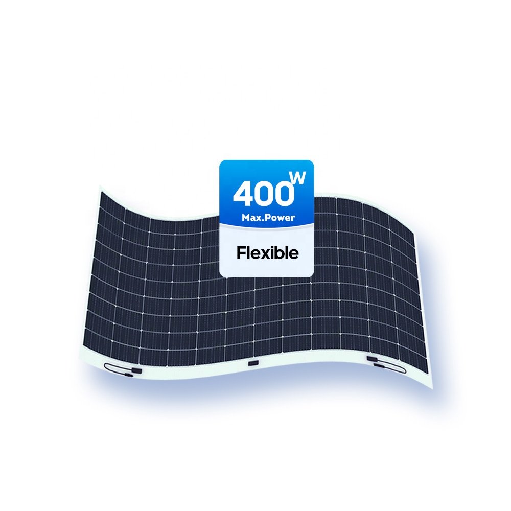 Customization 380w 390w 400w flexible solar panel module Outdoor power supply Solar Modules charger for motor home rv caravan