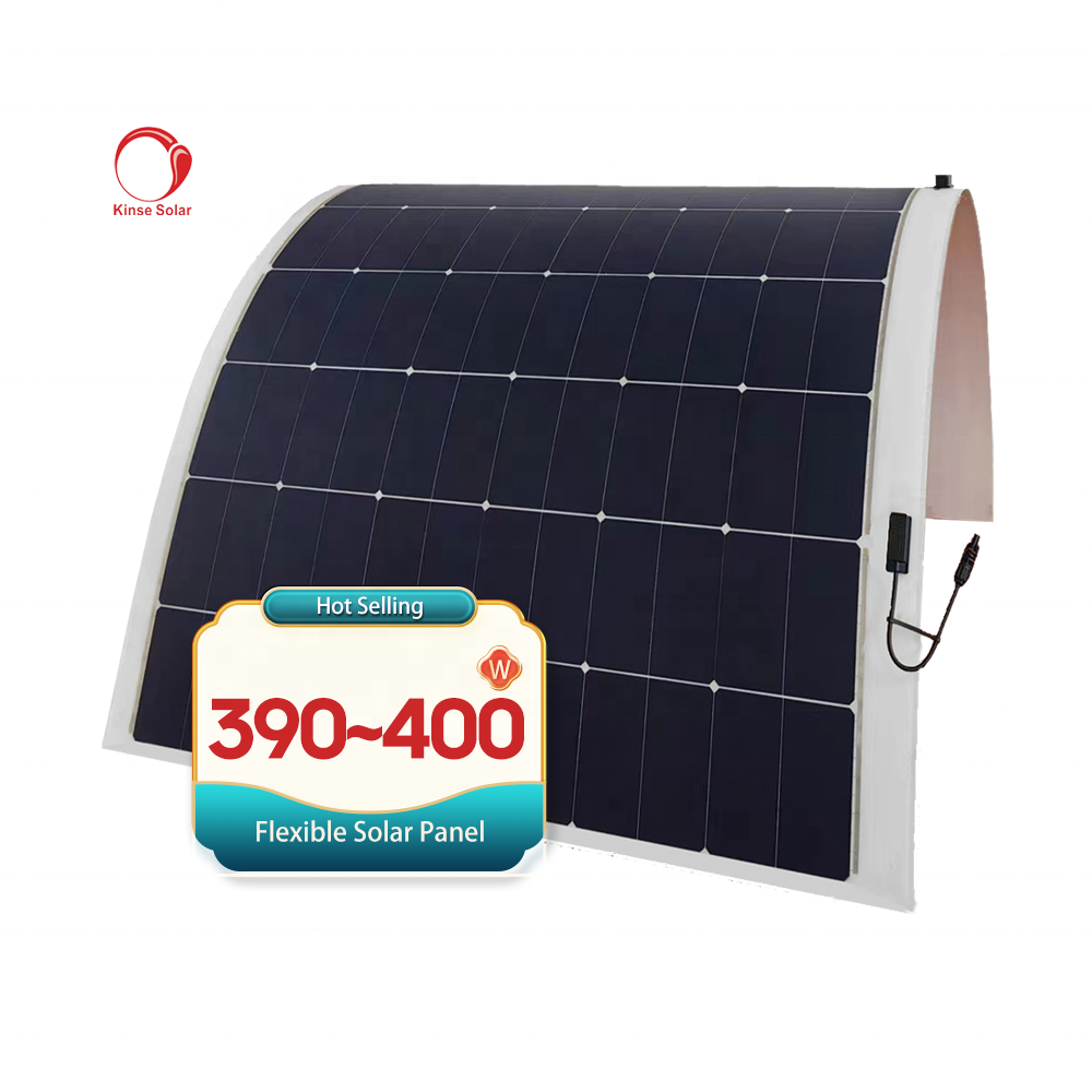 Customization 380w 390w 400w flexible solar panel module Outdoor power supply Solar Modules charger for motor home rv caravan