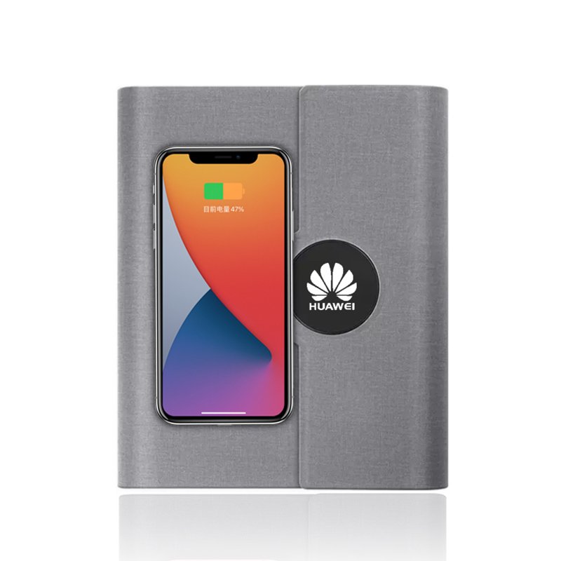 Diary Notebook USB Flash Drive Power Bank Notebook with Digital Display Light Charger Custom Logo Wireless