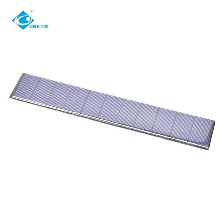 ZW-25443 Poly Epoxy Resin Solar Panel 5.5V RV Camping Portable Solar Panel 1.65W Lightweight Silicon Solar Panel Charger