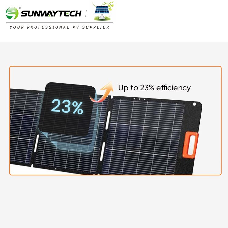 Factory Direct Sale 80W 100W 200W 400W USB foldable solar panel portable mobile phone charger folding solar panel For Camping