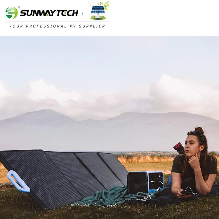 Factory Direct Sale 80W 100W 200W 400W USB foldable solar panel portable mobile phone charger folding solar panel For Camping
