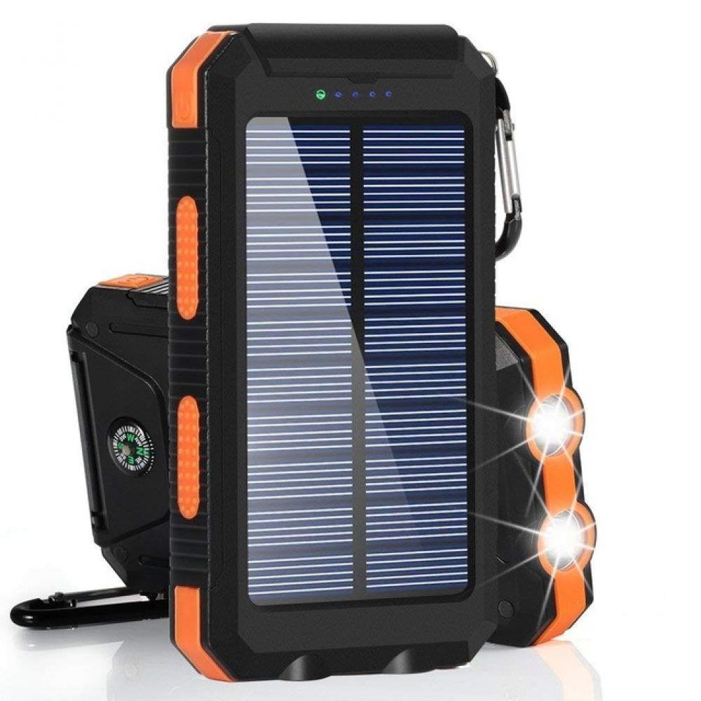 Portable External Battery 20000mah Solar Power Bank Mobile External Battery Solar Charger For Iphone