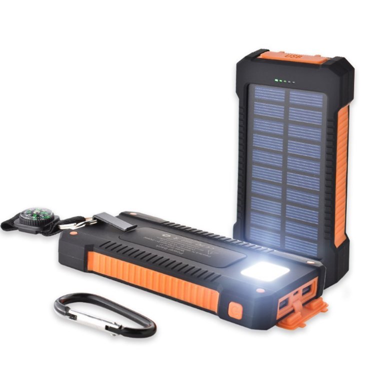 High-Efficient 10000mAh Solar Power Bank Charger 20000mAh Solar Charger Mobile Phones/Tablet PCs/Other Electronics High Solar